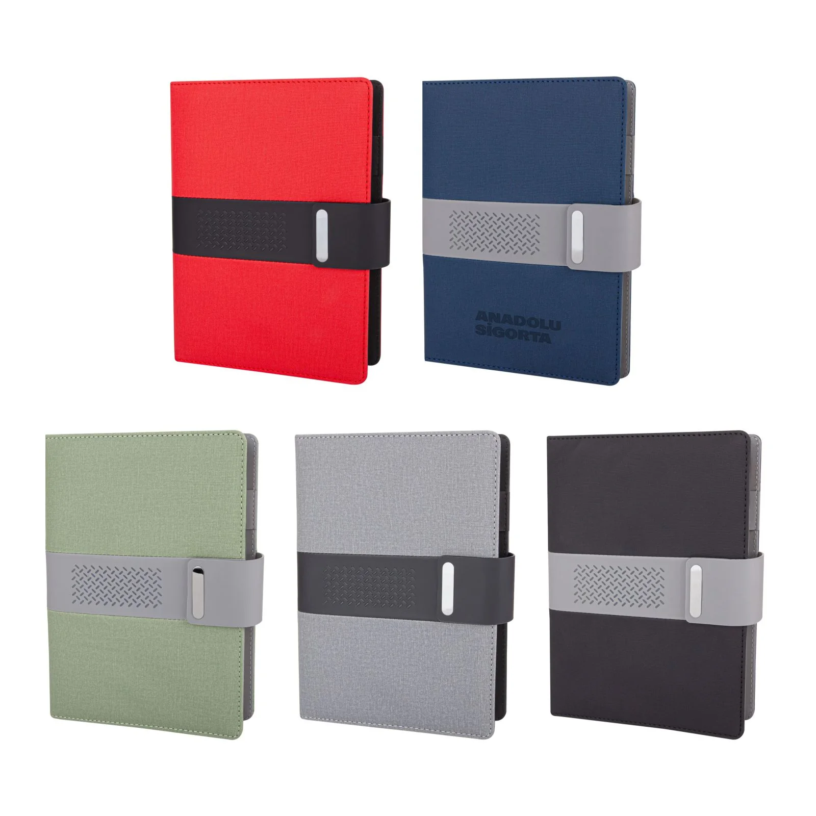 Kalaba Gri Organizer Ajanda (18x21,5cm)