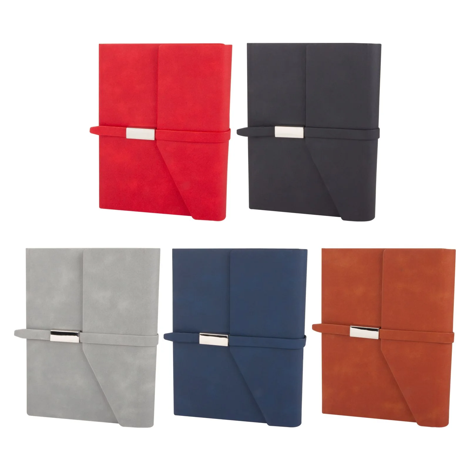 Mogan Gri Tarihsiz Defter (15x21 cm)