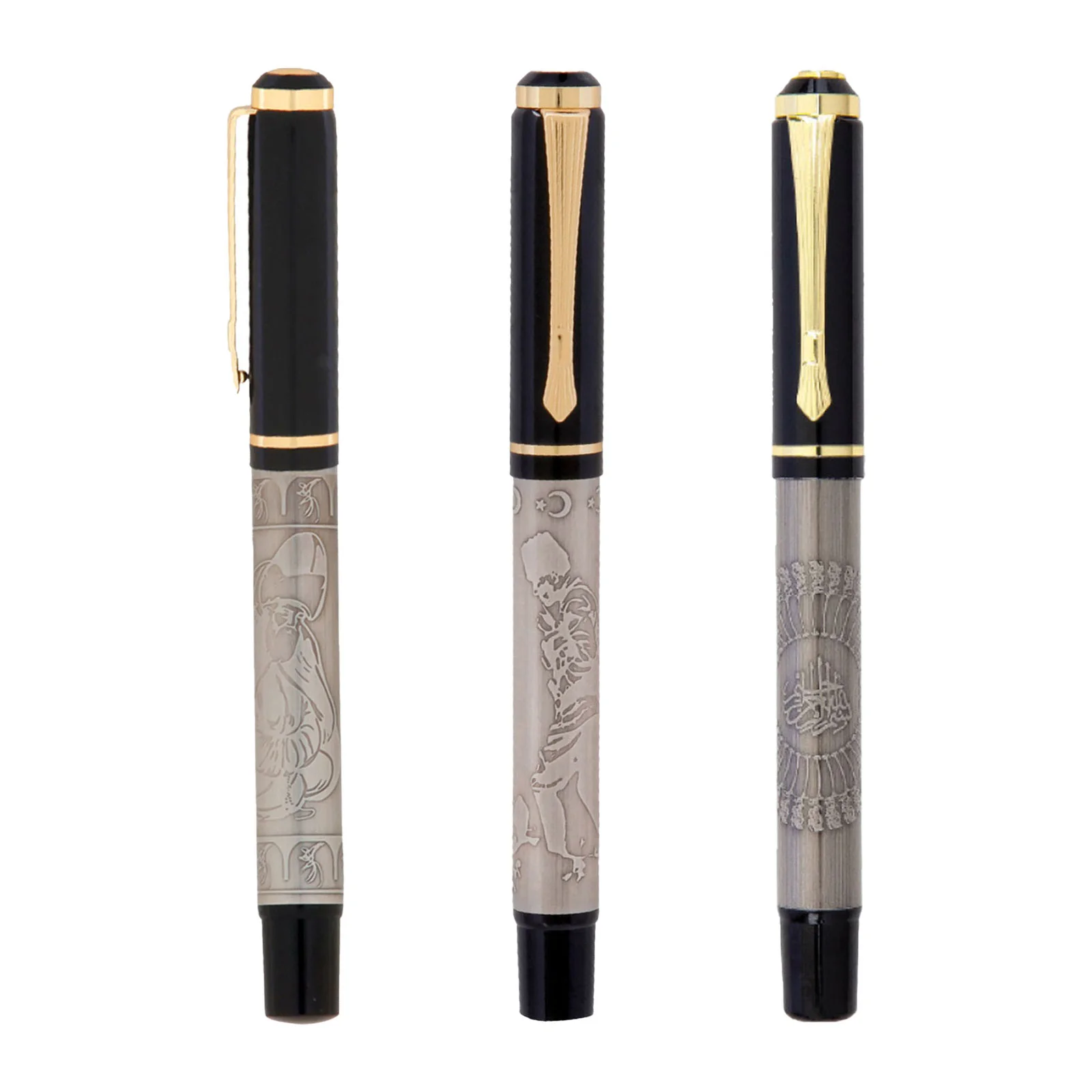 Hekimhan Osmanlı Kabartmalı Metal Roller Kalem