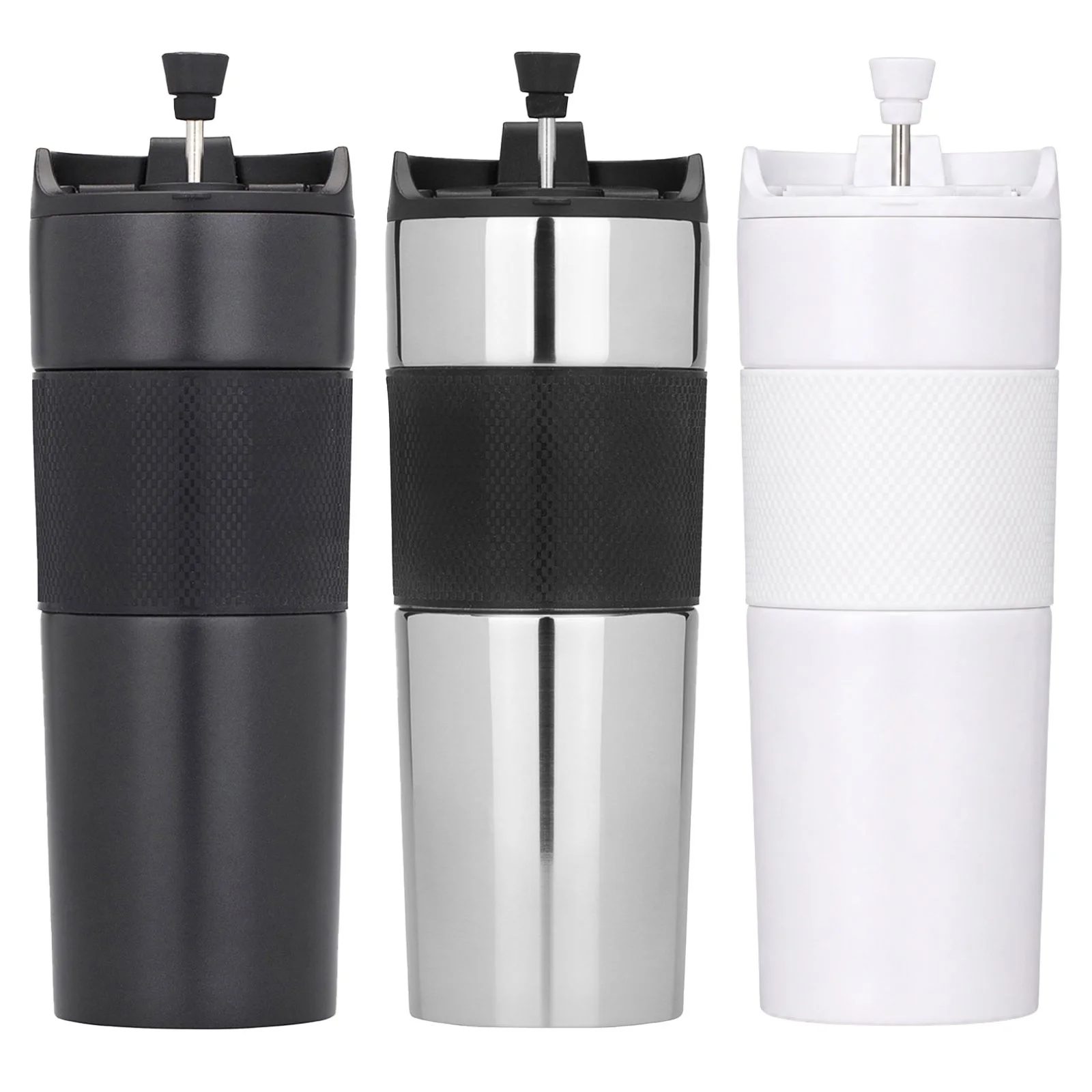 Cide Siyah 500 ml French Press Termos