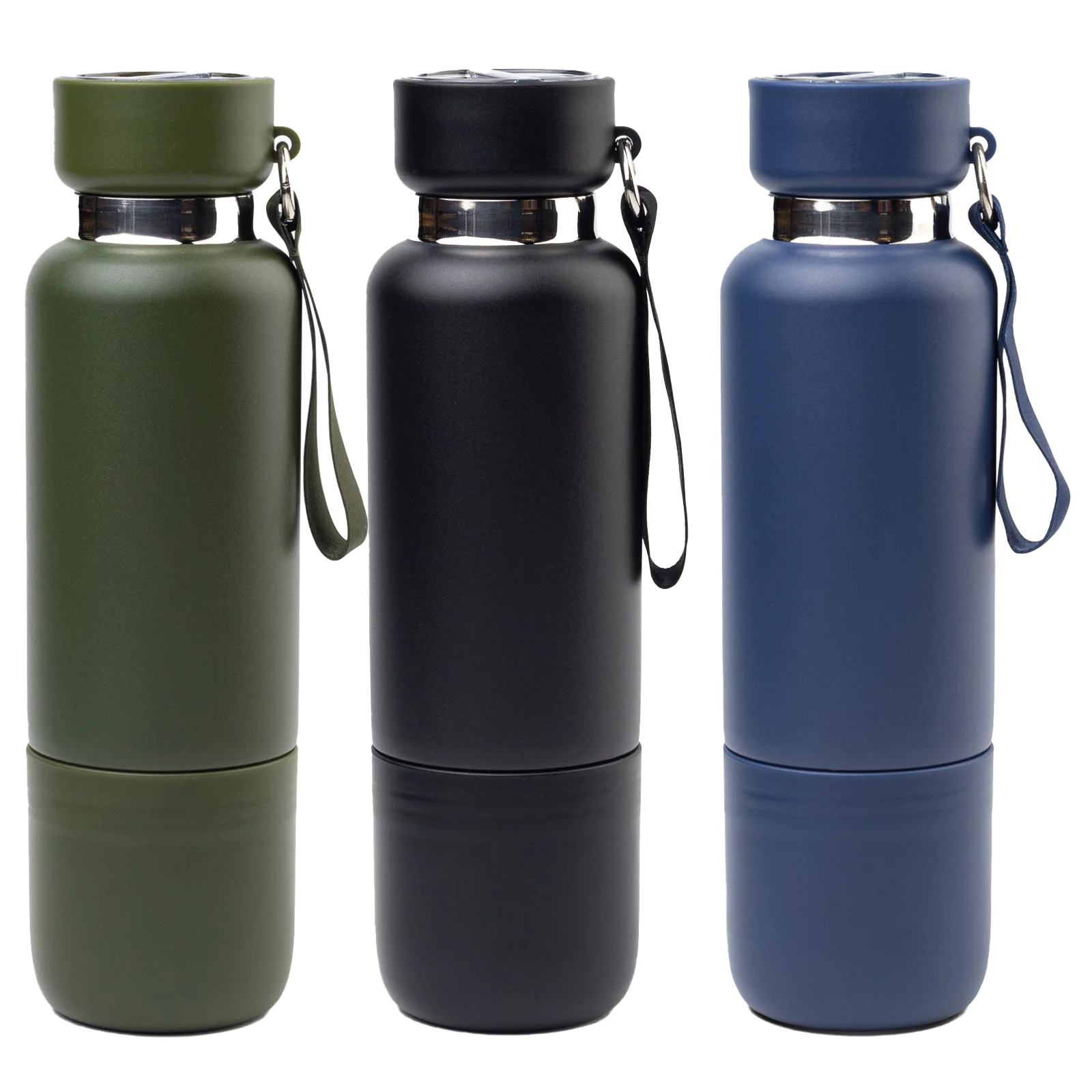 Uludağ Siyah 500 ml Bardaklı Termos
