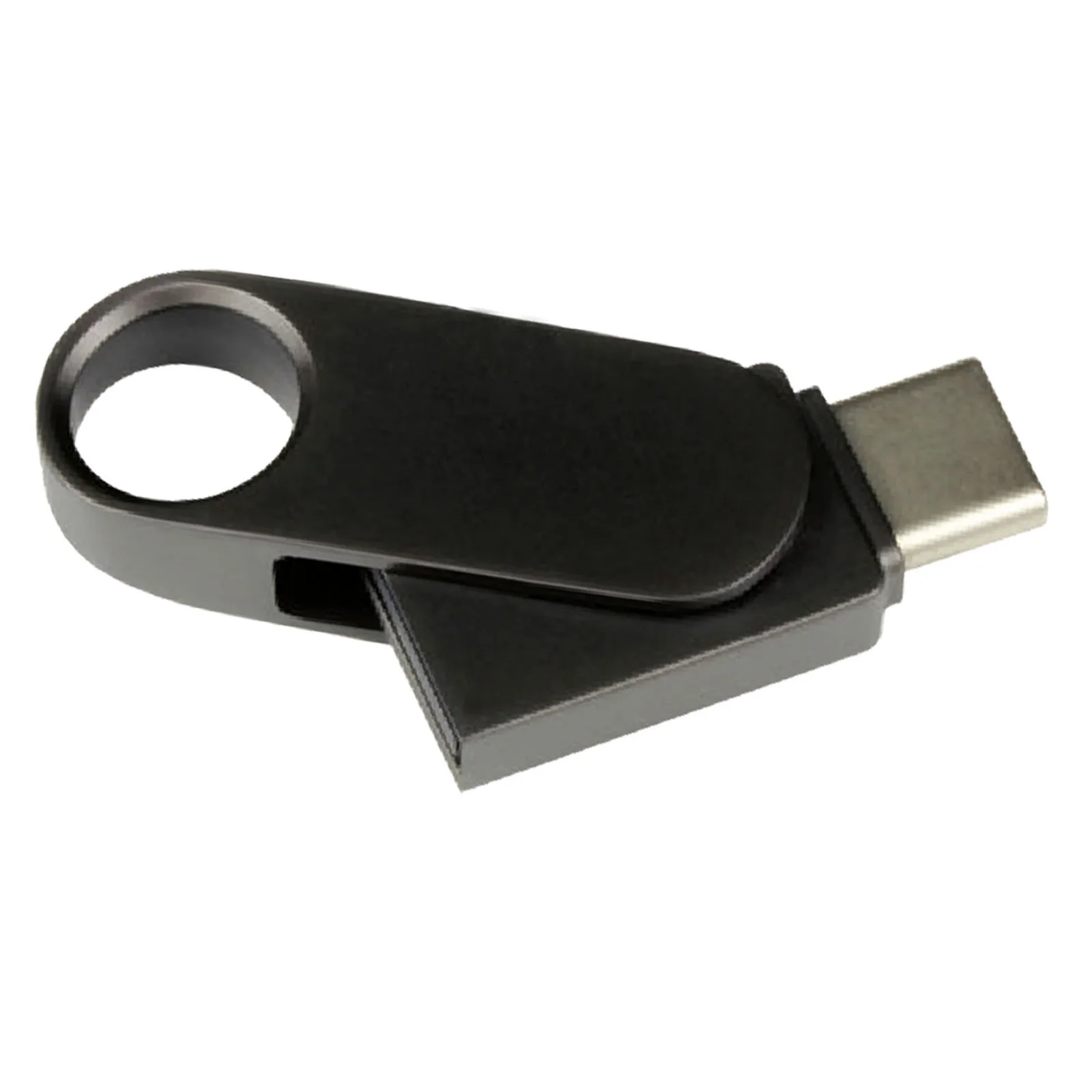 Bolkar Siyah 32 Gb Mini Type-C Otg Metal USB Bellek görsel 2