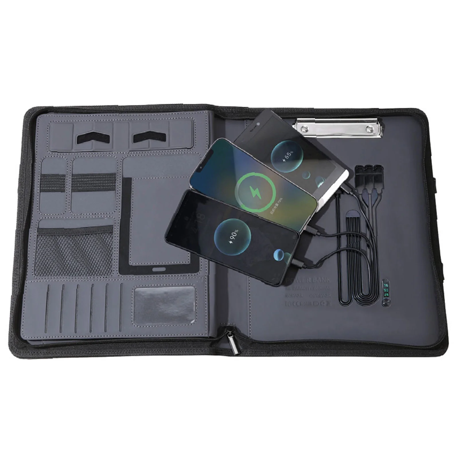 Kurtboğazı 8.000 mAh Wıreless Powerbank Organizer Çanta görsel 2