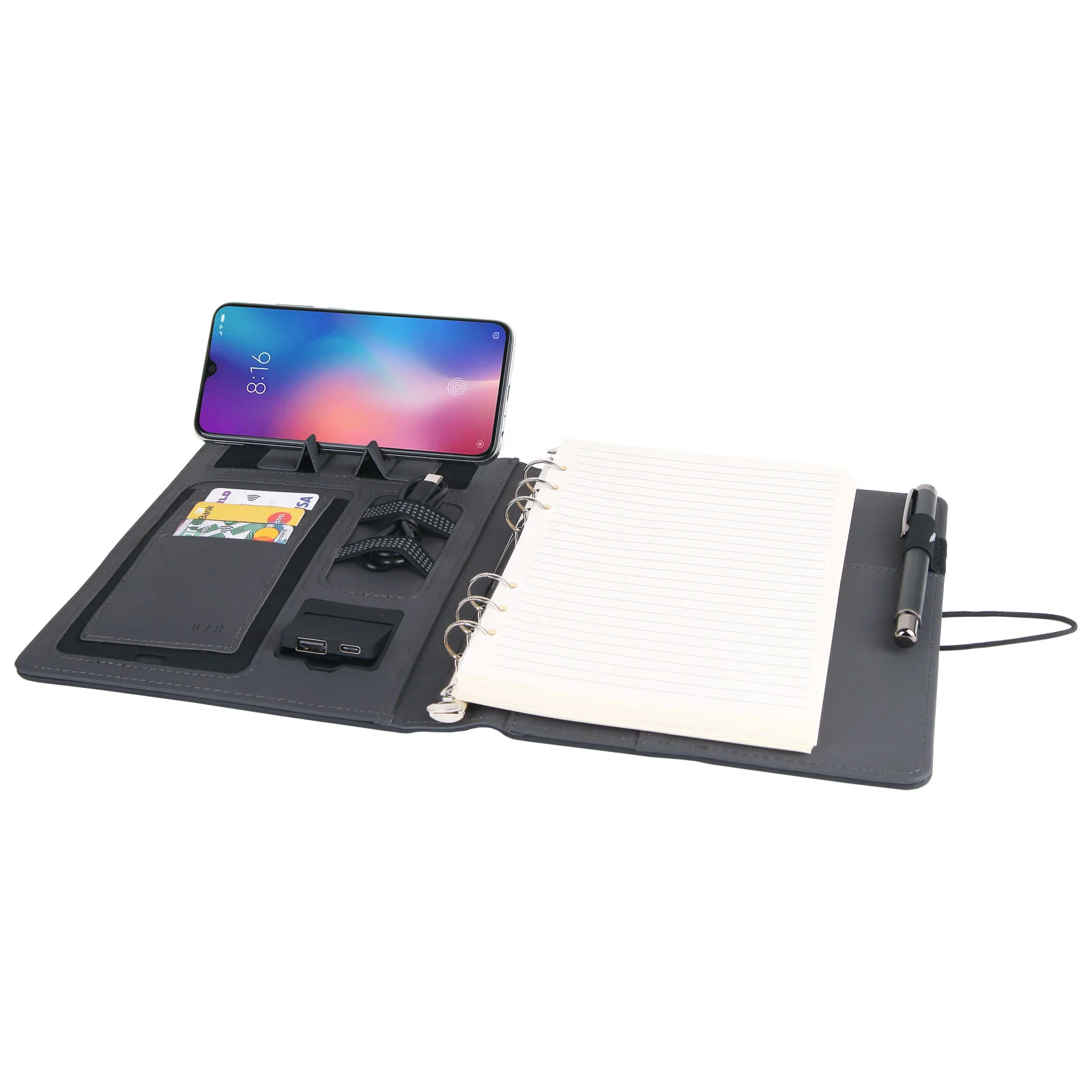 Kalkan 5.000 mAh Wıreless Powerbank Defter görsel 2