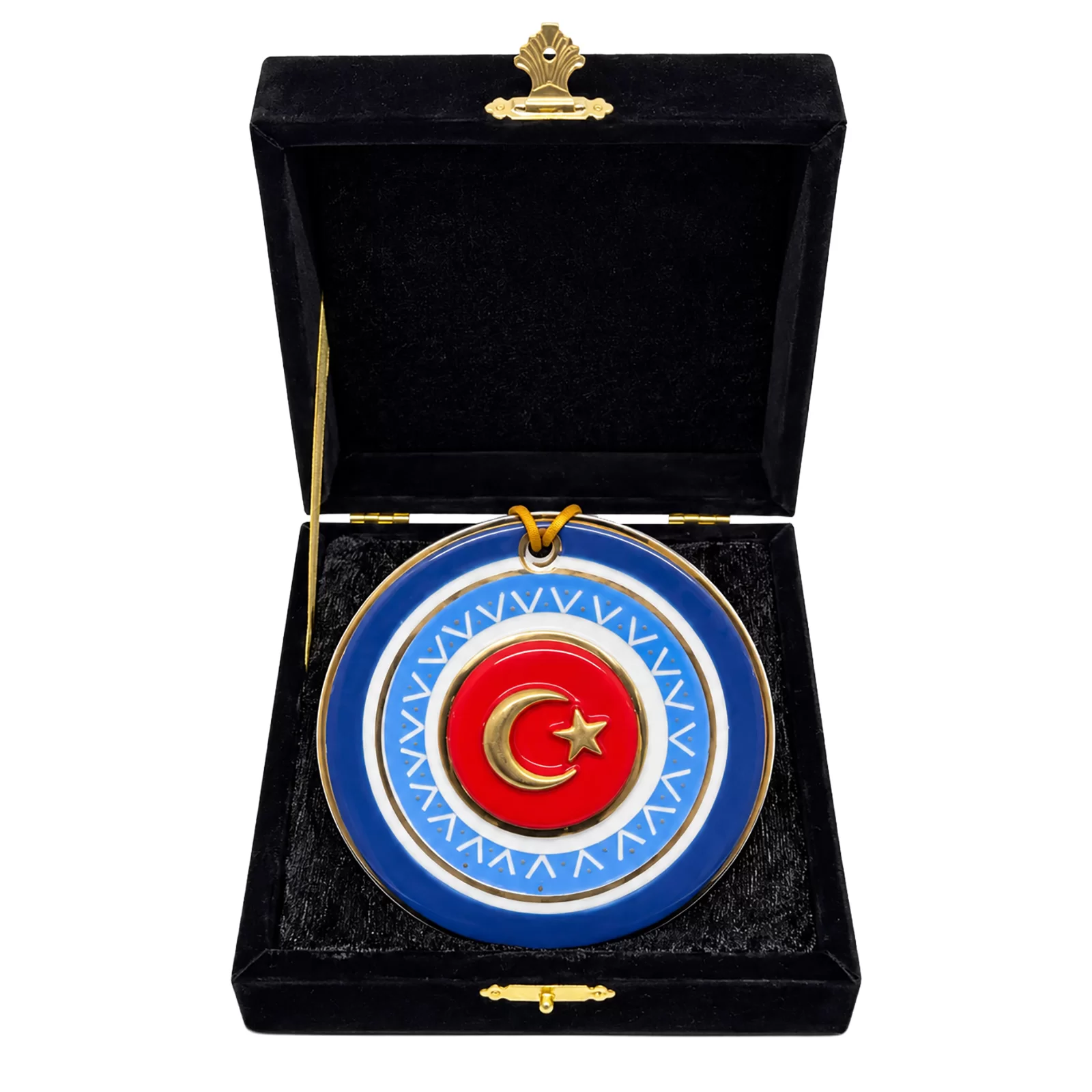 Tuğra Lacivert Ayyıldız Dekoratif Duvar Askısı görsel 1