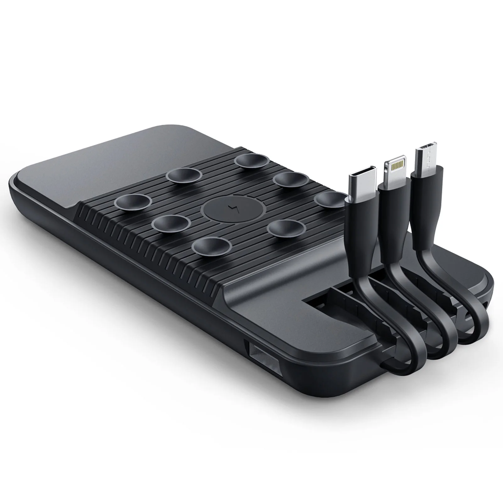 Çiriş 10.000 mAh Siyah Wıreless Standlı Powerbank görsel 2