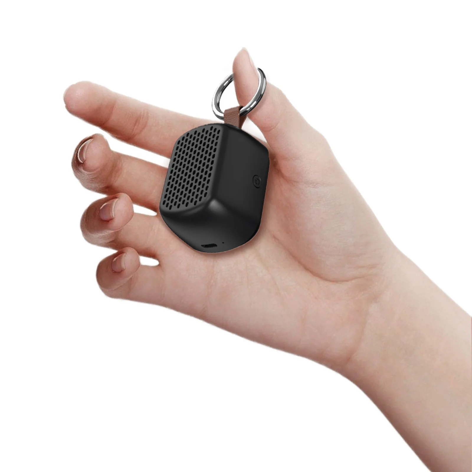Avaz Siyah Bluetooth Mıknatıslı Işıklı Hoparlör görsel 4