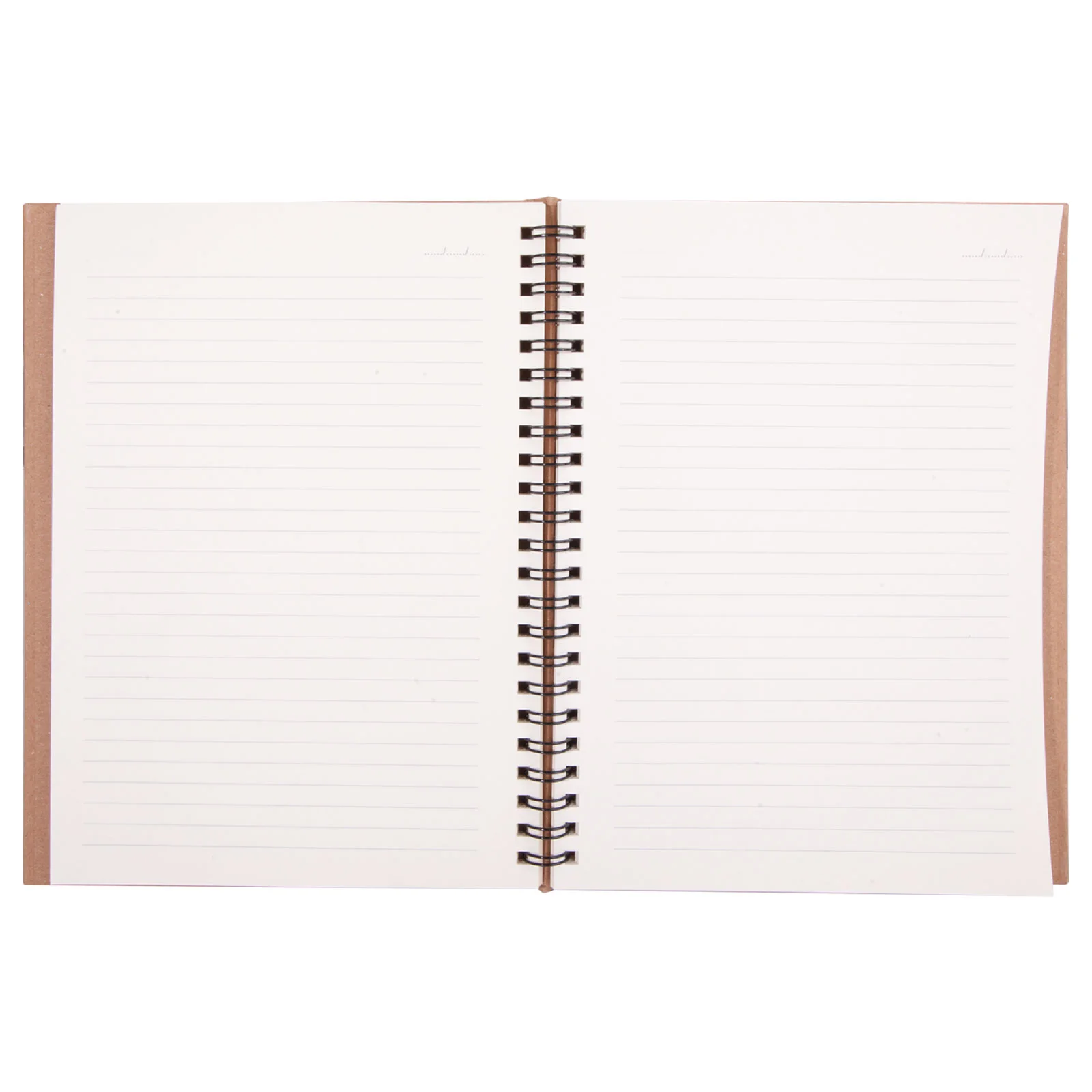 Basınevleri Kraft Spiralli Tarihsiz Defter (15x21 cm) görsel 3