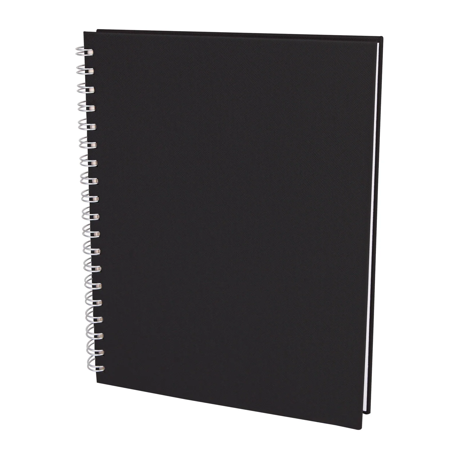 Seğmenler Siyah Kareli Spiralli Tarihsiz Defter (19x25 cm)