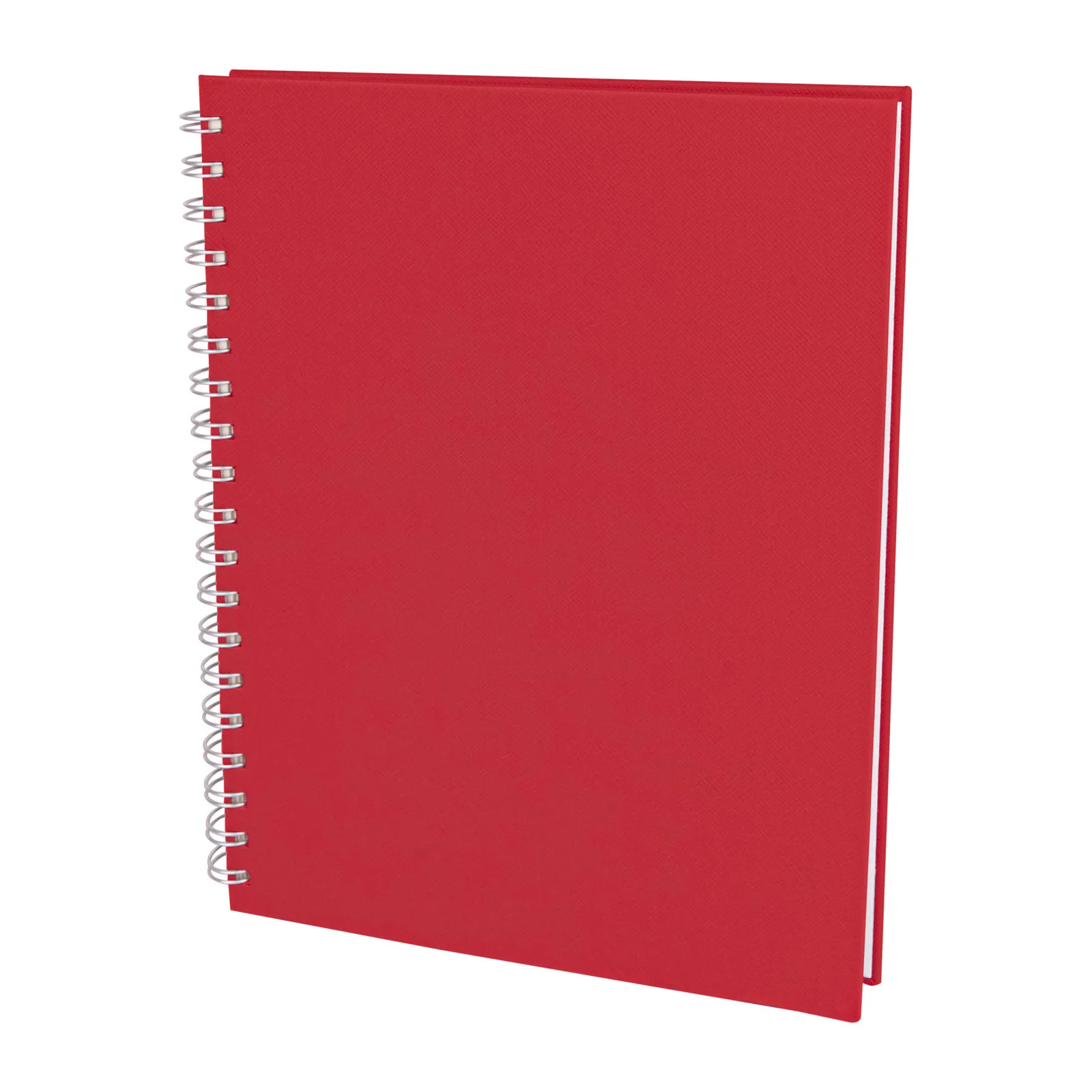 Seğmenler Kırmızı Kareli Spiralli Tarihsiz Defter (19x25 cm)