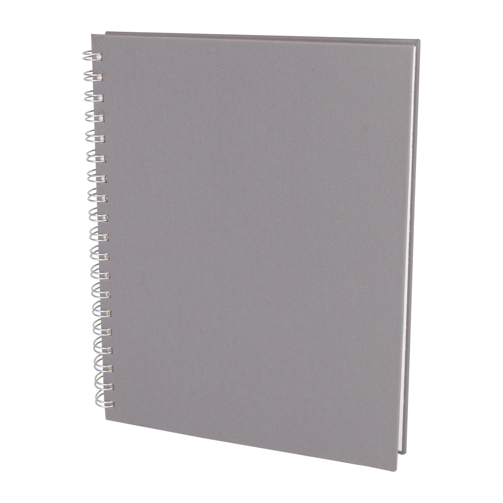 Seğmenler Gri Kareli Spiralli Tarihsiz Defter (19x25 cm)