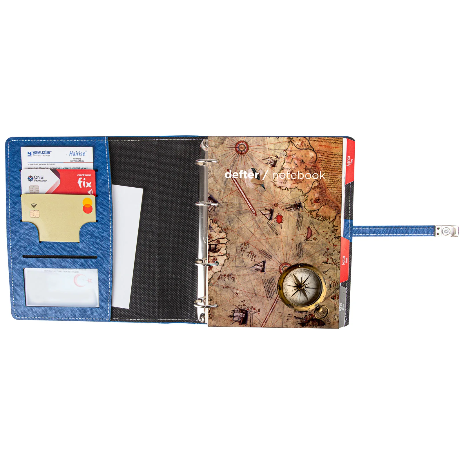 Aydınlıkevler Lacivert Organizer Defter (18x21,5 cm) görsel 2