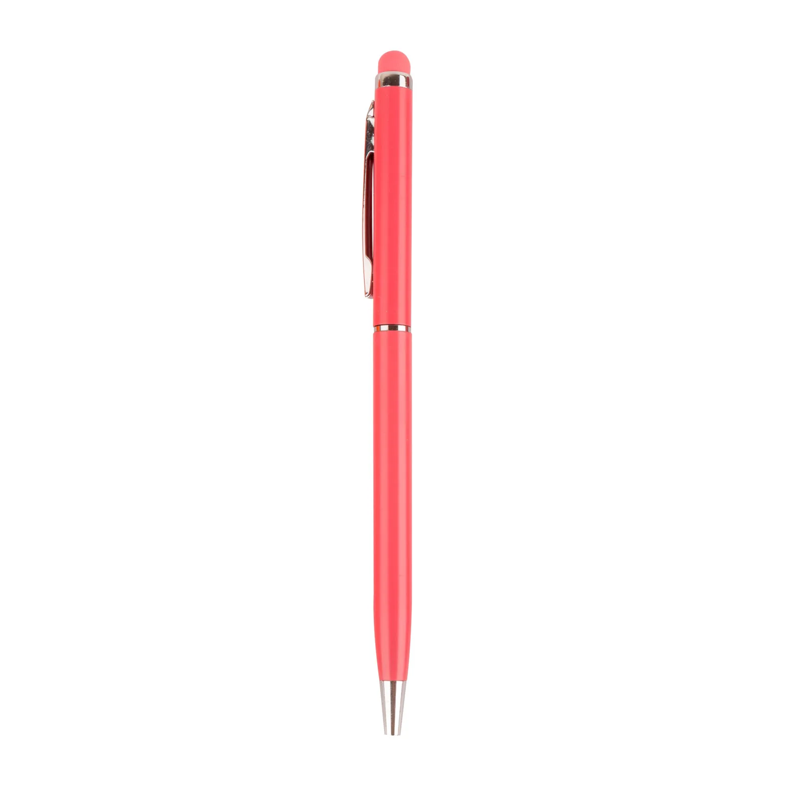 Bayraklı Pembe Metal Tükenmez Kalem