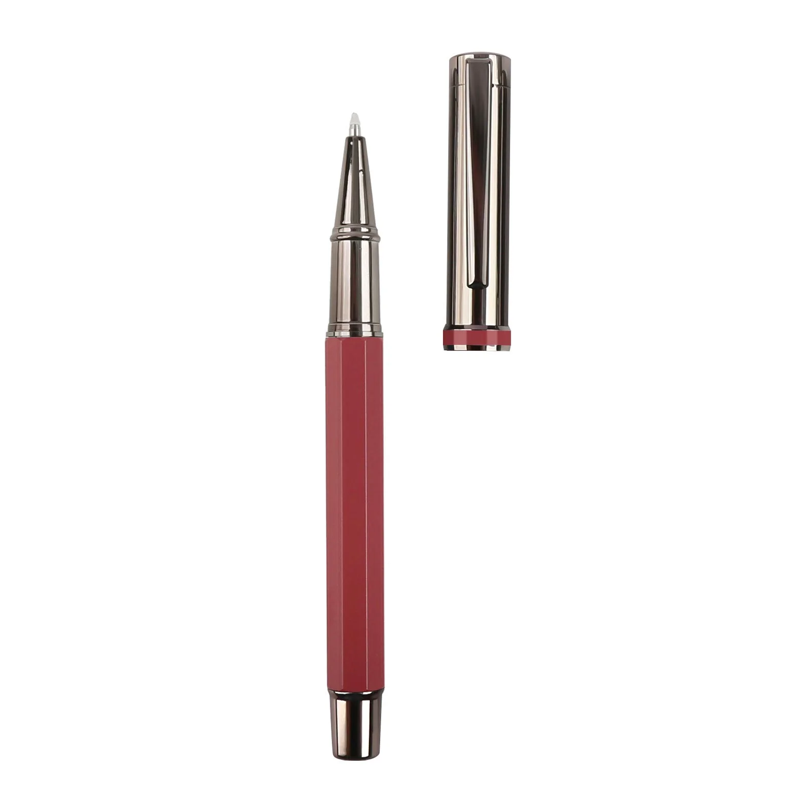 Avanos Kırmızı Metal Roller Kalem görsel 2