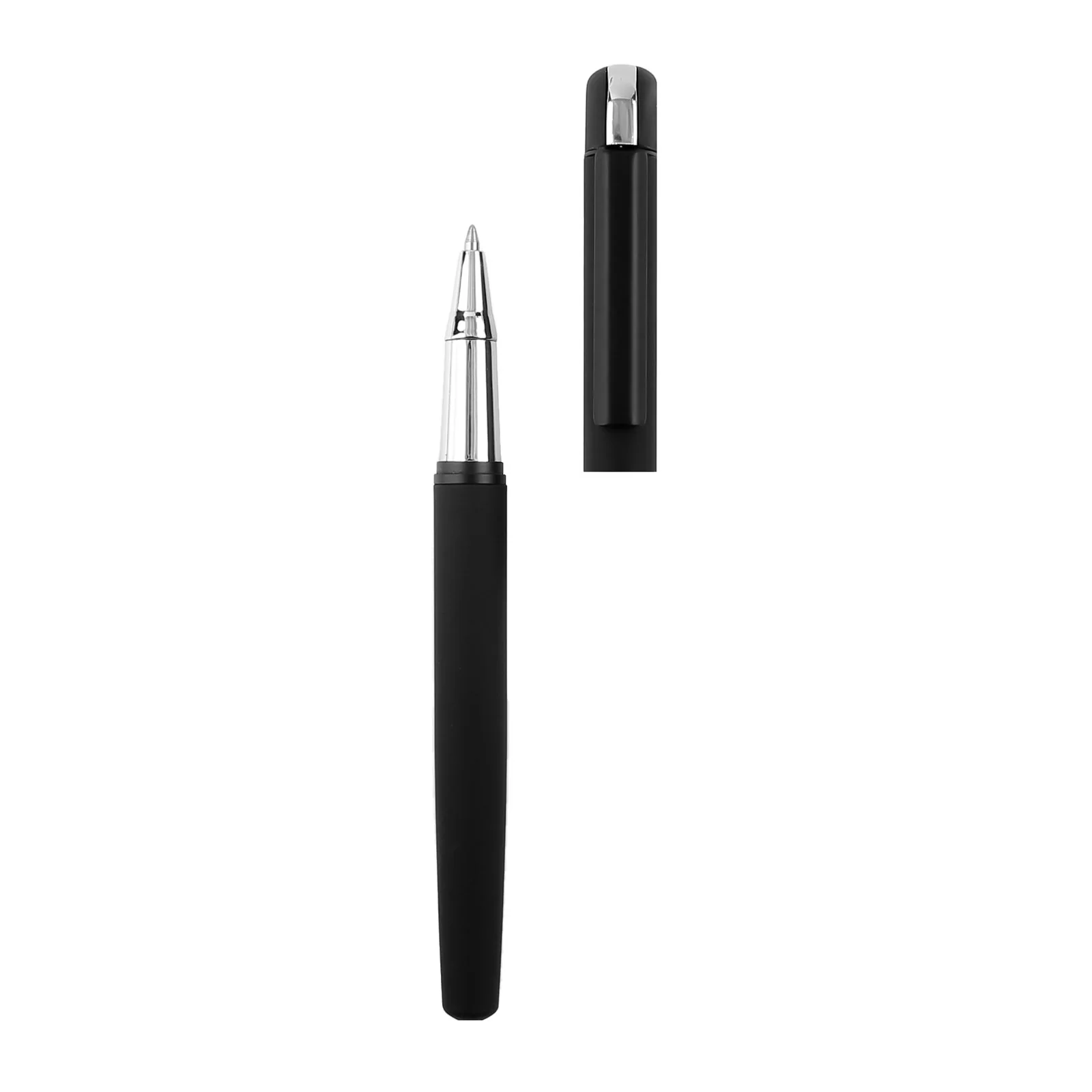 Kurşunlu Siyah Metal Roller Kalem görsel 2