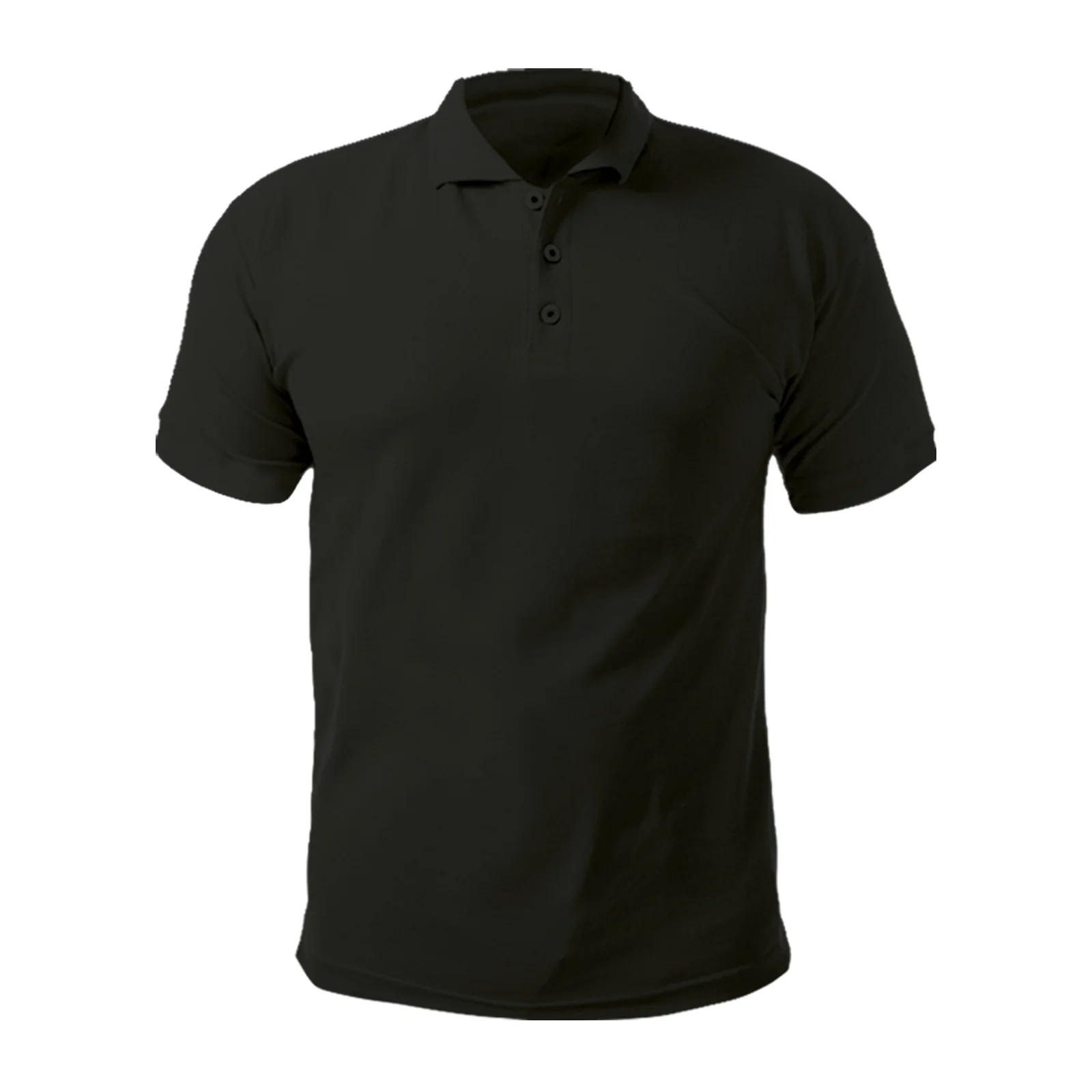 Açelya Siyah Xxl Polo Yaka Tişört görsel 1
