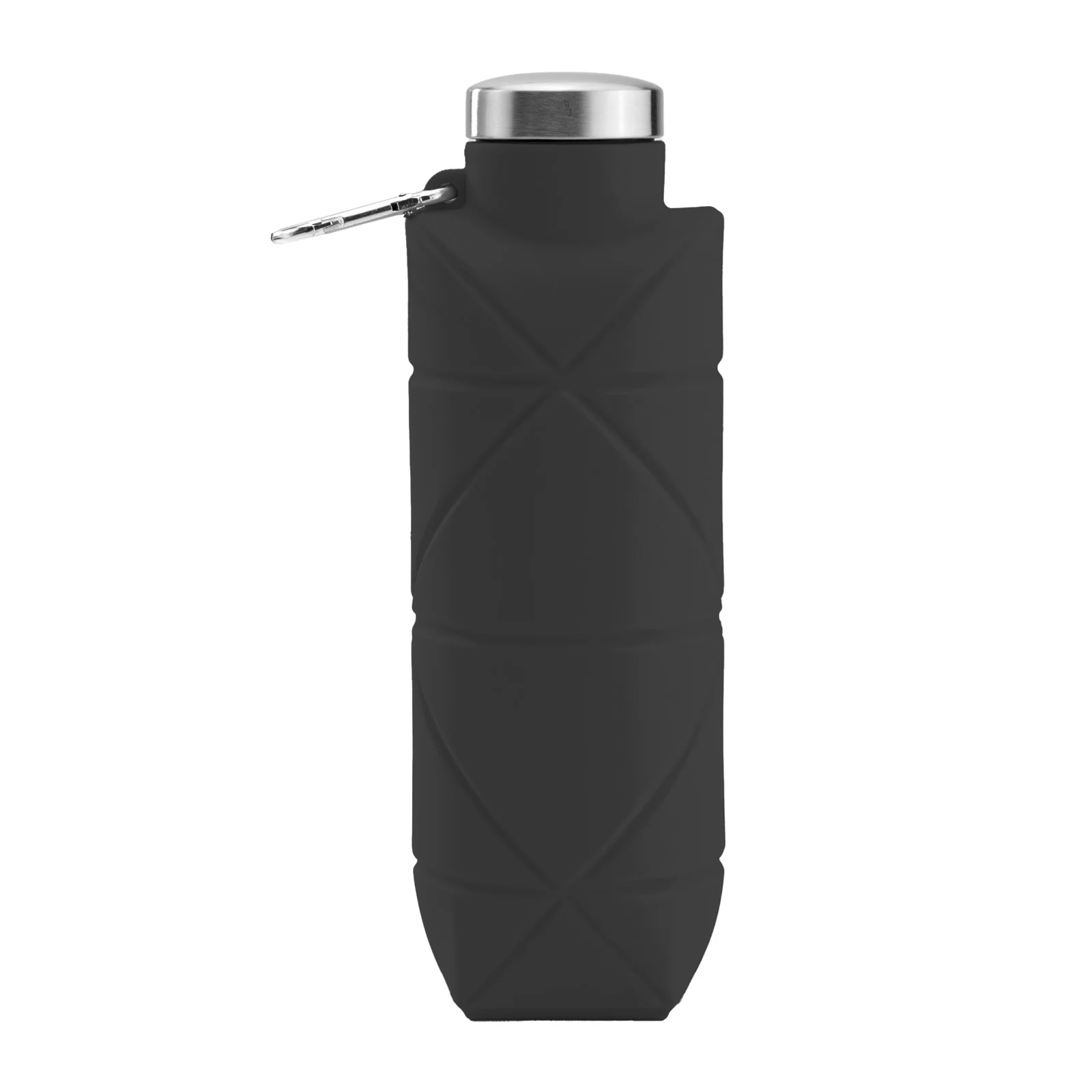 Aydeniz Siyah 700 ml Katlanabilir Silikon Matara görsel 1