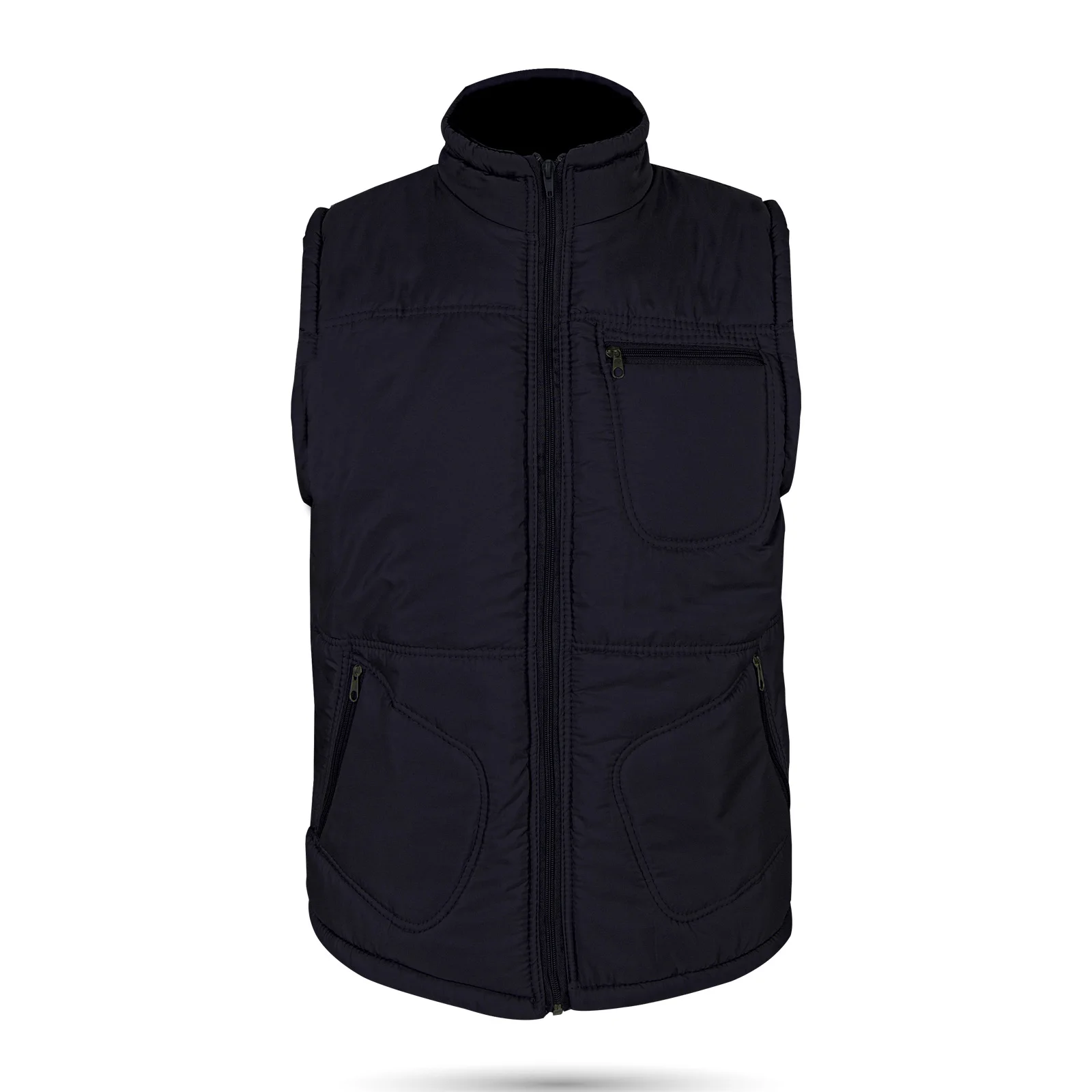 Alaska Siyah Üç Cepli Şişme Yelek Xl