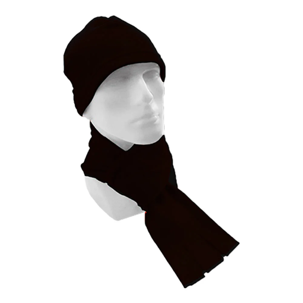 Siyah Polar Atkı-Bere