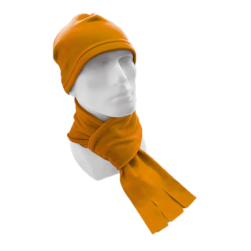 Turuncu Polar Atkı-Bere