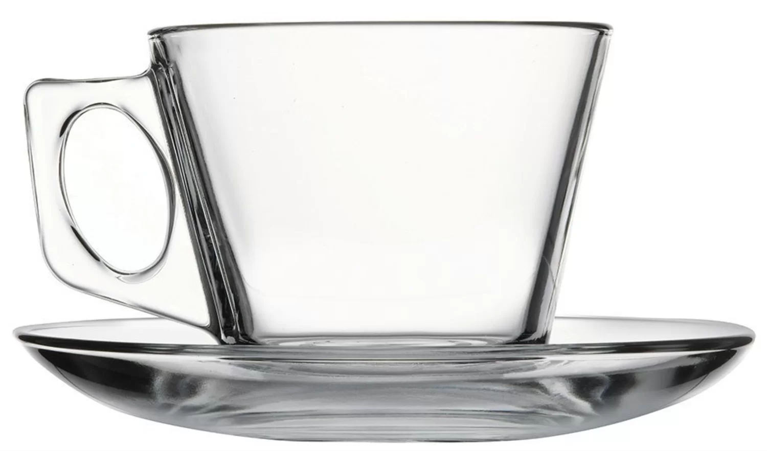 Paşabahçe Vela Çay Seti (Fincan & Tabak) 195 ml görsel 2